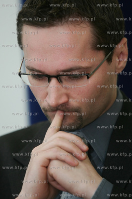 Gdansk. Konferencja prasowa zorganizowana przez pomorska...