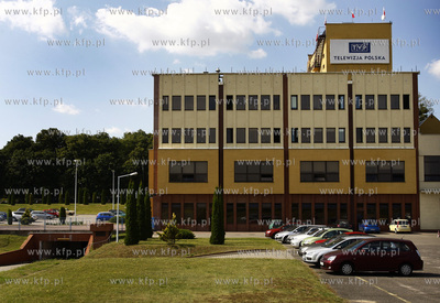 Budynek Telewizji Gdansk. Pogotowie strajkowe w zwiazku...