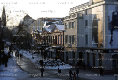 Sopot. Ul. Bohaterow Monte Cassino.
05.02.2010
fot....