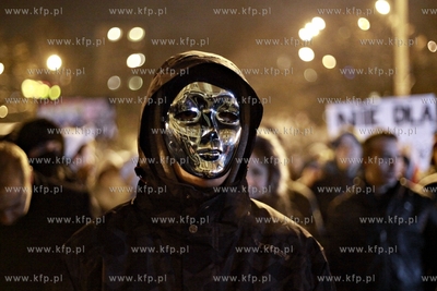 Gdańsk, Protest przeciwko podpisanej przez Polskę...