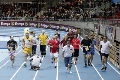 Dzien otwarty Ergo Areny. Bieg Vipow. 
16.02.2014
fot....