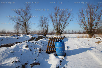 Wislinka. Miejsce, wktorym wykopywano bursztyn.
24.01.2014
fot....