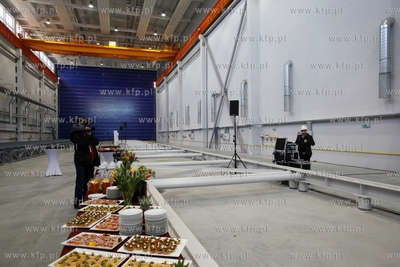 Gdansk. Remontowa Shipbuilding SA. Uroczyste ciecie...