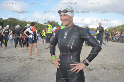 Herbalife Triathlon Gdynia. Nz. poslanka Iwona Guzowska.
10.08.2014
fot....
