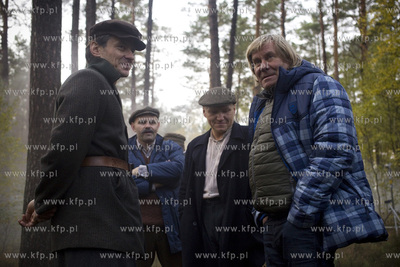 Lasy piaśnickie koło WejherowaPlan zdjęciowy filmu...