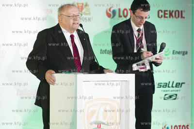 Gala 70-lecia Lechii Gdańsk. Roman Korynt i Zdzisław...