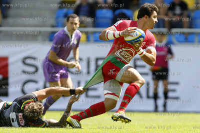 Gdynia. Mistrzostwa Europy w Rugby 7. Mecz Portugalia...