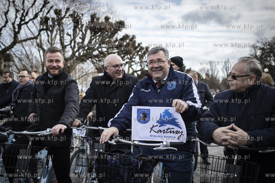 Sopot. Start Systemu Roweru Metropolitalnego MEVO....