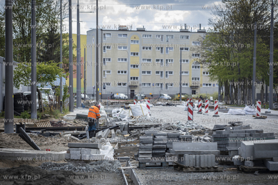 Przebudowa linii tramwajowej na gdańskich Stogach....
