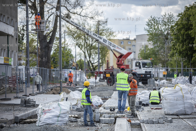 Przebudowa linii tramwajowej na gdańskich Stogach....