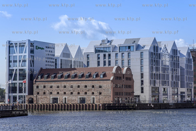 Gdańsk. Granaria, zabódowa północnego cypla Wyspy...