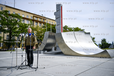 Gdynia. Centrum Operacji Morskich. Konferencja Prezydent...