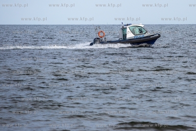 Gdynia,  Patrol Policji  Odziału Wodnego. 09.09.2018...