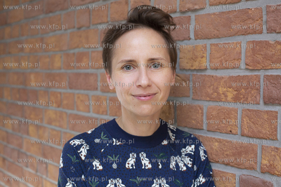 Gdańskie Targi Książki.  Nz. Magda Kalisz, współtwórczyni...