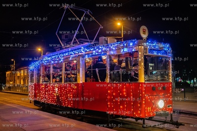 Świąteczny tramwaj, Gdańsk - Strzyża, przystanek...