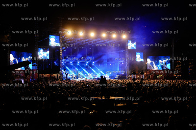 Gdansk. Dziedziniec Polskiej Filharmoni Baltyckiej....