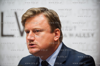 Gdansk. Hotel Radisson Blu. Uroczysta konferencja prasowa,...