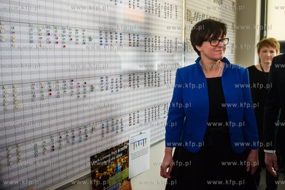 Gdansk. Wizyta Minister Edukacji Narodowej Joanny Kluzik-Rostkowskiej...