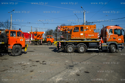 Gdansk. Wrzeszcz. Zajezdnia Tramwajowa Zakladu Komunikacji...