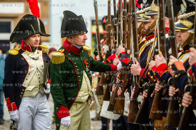 Tczew. Plac Hallera. Piata inscenizacja historyczna...