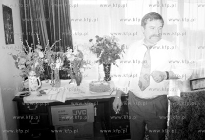 Imieniny Lecha Walesy.
1984
Fot. Leonard Szmaglik...