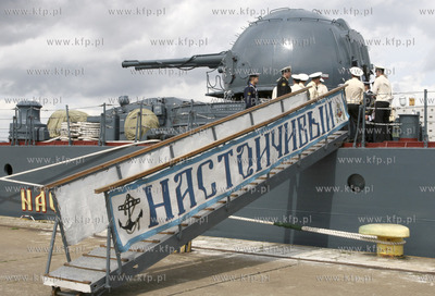 Gdynia. Wizyta trzech okretow Floty Baltyckiej Federacji...
