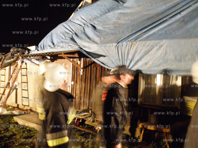 W Malachinie, gm. Czersk, traba powietrzna i wichura...