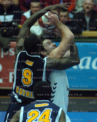 Slupsk, koszykowka Energa Czarni Slupsk vs Asseco Prokom...