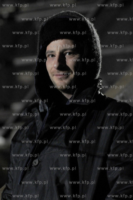 Plan zdjeciowy filmu o masakrze robotnikow na Wybrzezu...