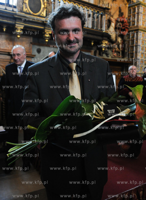 Gdansk. Dwor Artusa. Wreczenie Medali sw. Wojciecha...