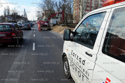 Sopot. Aleja Niepodleglosci. Inspekcja Transportu Drogowego...