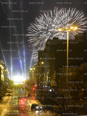 Gdynia - pokaz sztucznych ogni powital Nowy Rok 
31.12.2014
Fot....