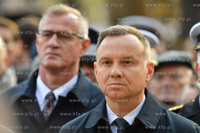 Gdańsk. Westerplatte. Państwowe uroczystości pogrzebowe...