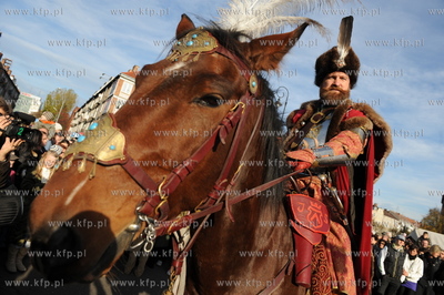 Gdansk, huczne obchody 90 rocznicy odzyskania niepodleglosci....