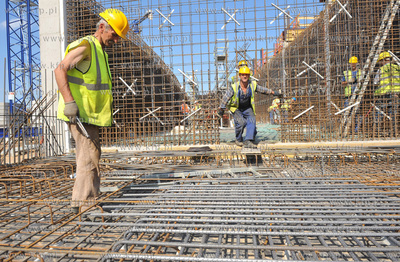 Budowa stadionu w Gdansku Letnicy. 27.08.2009 Fot....