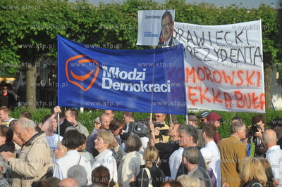 Zakonczenie kampanii wyborczej kandydata na urzad Prezydenta...