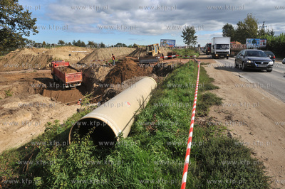 Budowa trasy WZ wzdluz ulicy Kartuskiej na odcinku...