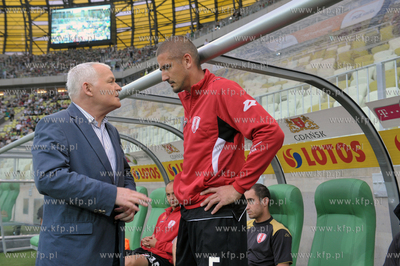 PGE Arena - mecz pilkarski pomiedzy Lechia Gdansk a...