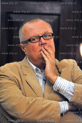 Gdansk - Nowy Ratusz . Konferencja prasowa poswiecona...