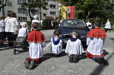 Procesja Bożego Ciała parafii p.w. Maksymiliana Kolbe...
