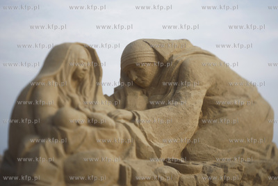 Gdansk Jelitkowo. Gdanski Festiwal Rzezby z Piasku....