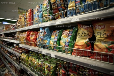 Gdansk Przymorze. Sklep sieci Fresh Market na ul. Slaskiej....