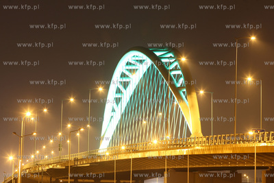 Gdansk Letnica. Wiaduktu przy PGE Arenie w ciagu Trasy...