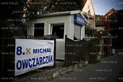 Kampania wyborcza do sejmu i senatu RP. Plakat wyborczy...