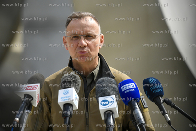 Gdynia. Centrum Operacji Morskich. Konferencja Prezydent...