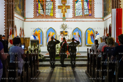 Sopot. Kościół Św. Jerzego. Święto Wojska Polskiego....
