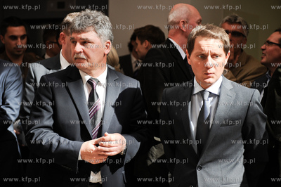 Gdansk. Uroczystosc zakonczenia budowy Centrum Medycyny...