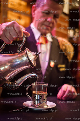 Restauracja Gdanska przy ul. Sw. Ducha. Barysta Waldemar...