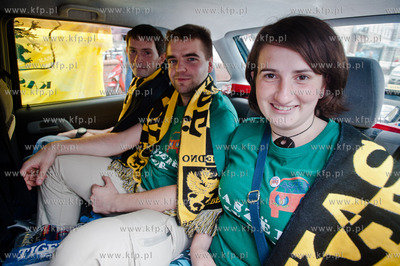 Gdansk. Parking przed Urzedem Marszalkowskim. Marszalek...