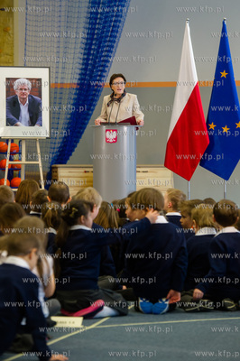 Gdansk. Uroczystosc nadania imienia Arkadiusza Arama...